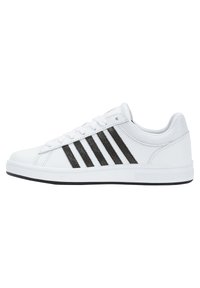 K-SWISS - COURT WINSTON - Matalavartiset tennarit - white/black panther Pienoiskuva 1