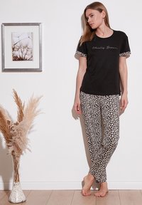 LELA SOFT TOUCH - Pidžamas komplekts - black lepoard