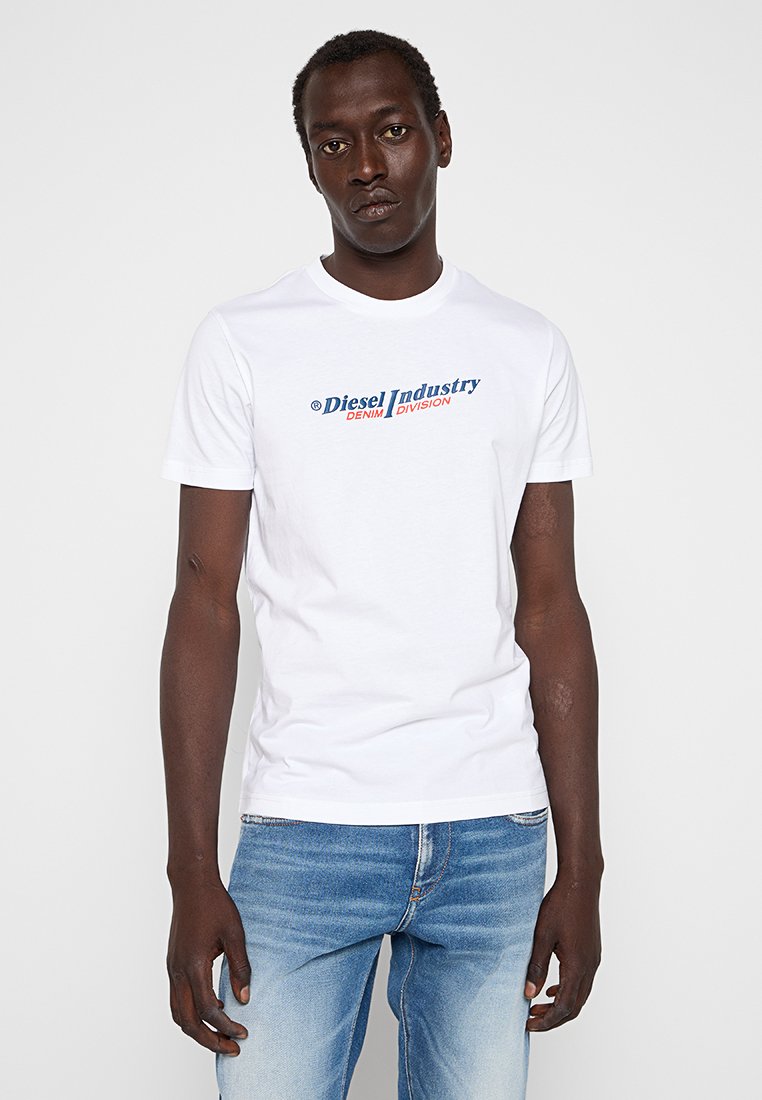 Diesel T-shirt print wit