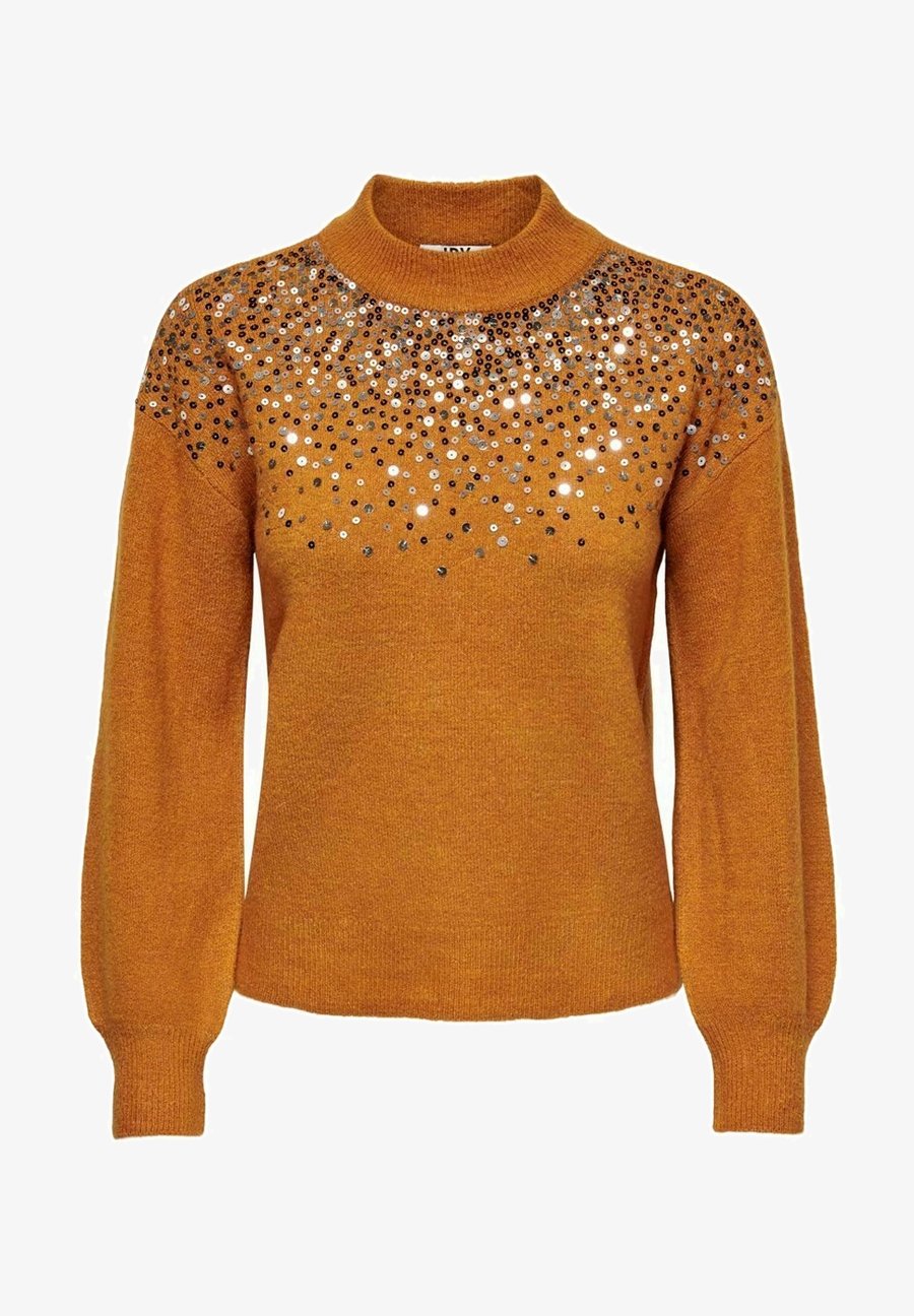 JDY Jumper brown (Pre-owned) Zalando