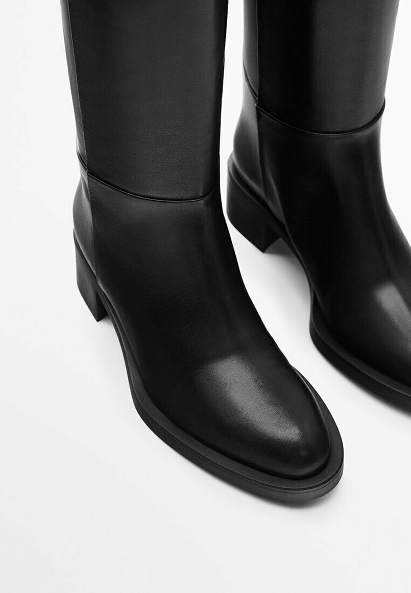 Massimo Dutti Laarzen - black/zwart - Zalando.nl