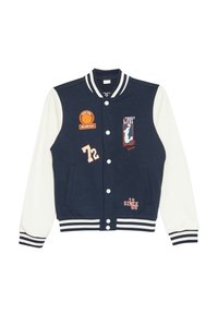 s.Oliver MIT PRINT- UND STICK-DETAILS - Bomberjacke - navy