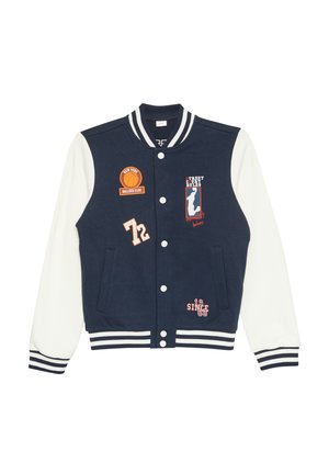 MIT PRINT- UND STICK-DETAILS - Bomberjacke - navy