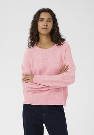 MABEL PULLOVER - Svetrík - candy pink melange