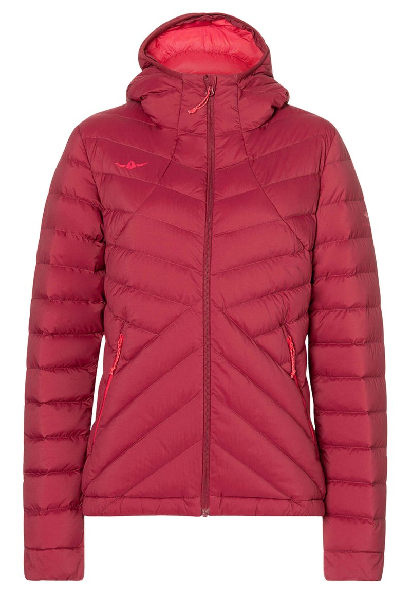 Damen Sportbekleidung | Kaikkialla NIKKALA Daunenjacke dunkelrot - GI26620 Damen Sportbekleidung | Kaikkialla NIKKALA Daunenjacke dunkelrot - GI26620