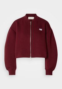 Calvin Klein Jeans Sweater met rits - deep rouge