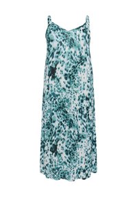 Non sélectionné, teal leopard print