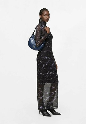 Karl Lagerfeld Jeans, KARL LAGERFELD JEANS SHOULDER BAG K LOGO HALF MOON - Kabelka - washed mid blue