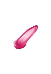Läpinäkyvä vaaleanpunainen silik tuote, jossa on sileä, pitkänomainen muoto, kapea kärki ja lempeät kaaret ergonomista käyttöä varten.