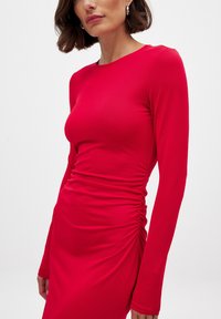 NA-KD LONG SLEEVE - Maxiklänning - red