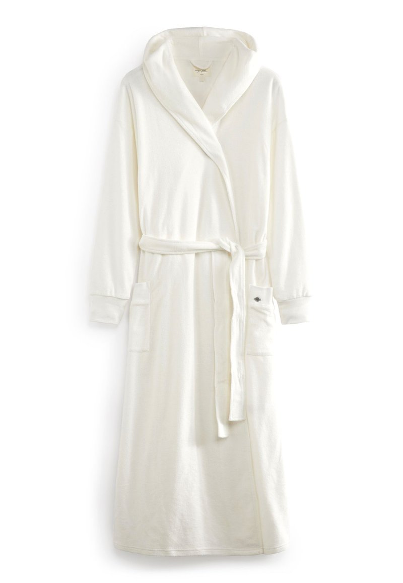 Next TOWELLING Dressing gown white Zalando