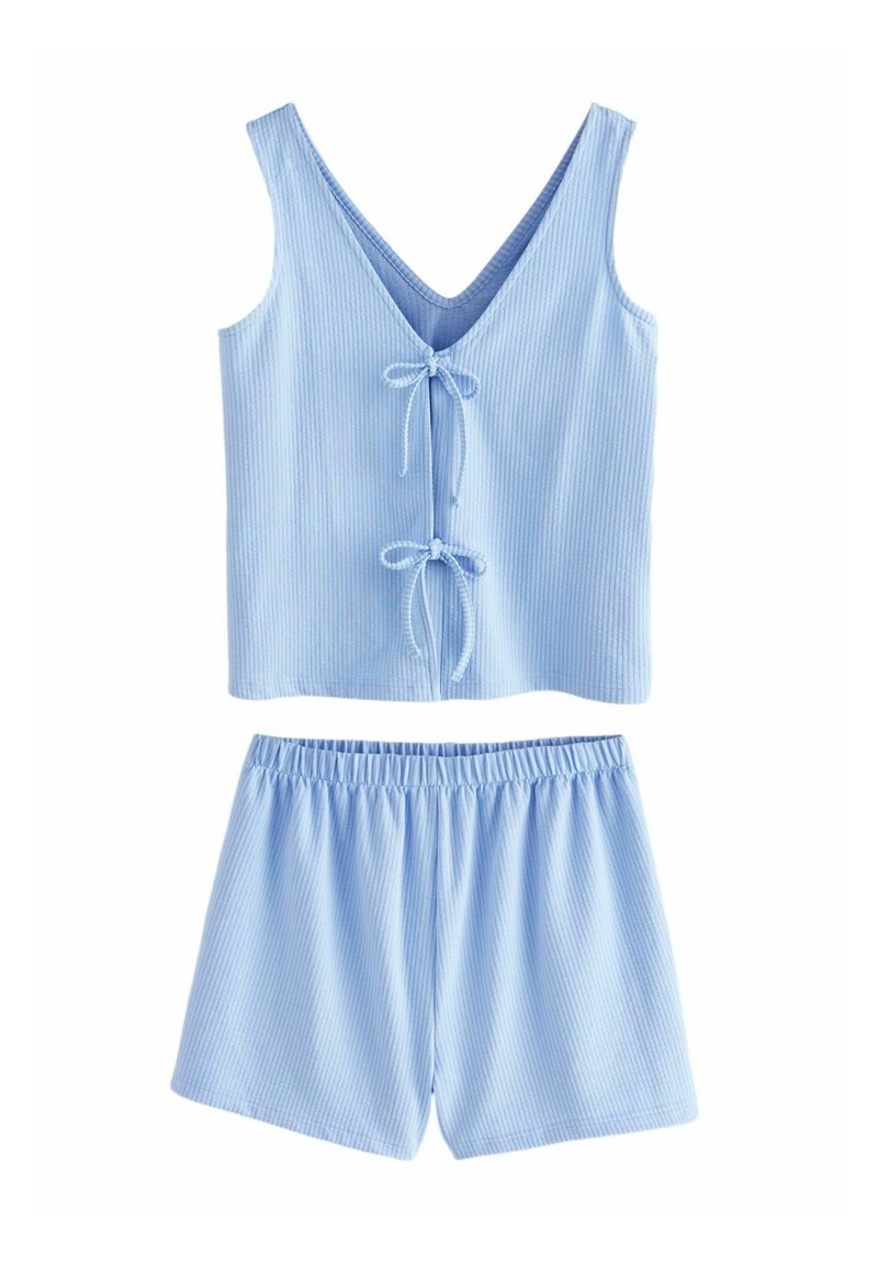 Next - REGULAR FIT - TEXTURED TIE SET - Komplet pižame - blue, Povečajte