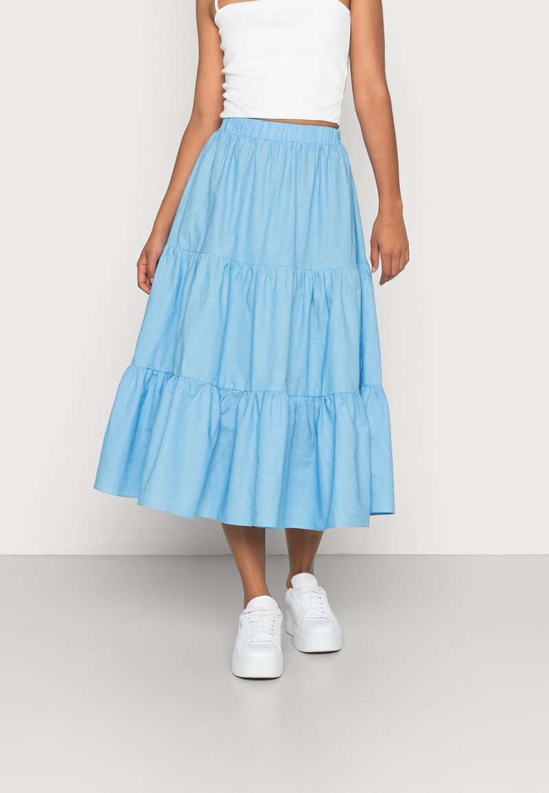 Damen Jeansröcke | Glamorous TIERED MIDI SKIRTA-Linien-Rockblue/blau - XP52030 Damen Jeansröcke | Glamorous TIERED MIDI SKIRTA-Linien-Rockblue/blau - XP52030