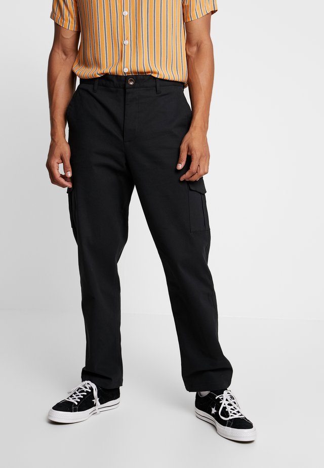 Pantaloni cargo - black