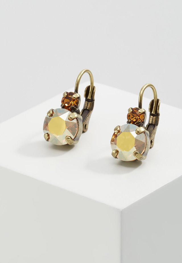 BALLROOM - Boucles d'oreilles - brown/yellow