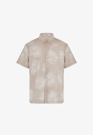 Helebeež jooksvate varrukatega särk, millel on valge palmilehe muster. Omab klassikalist kraed ja eesmist nööbiliistu. Puuvilla-lina segumaterjal.