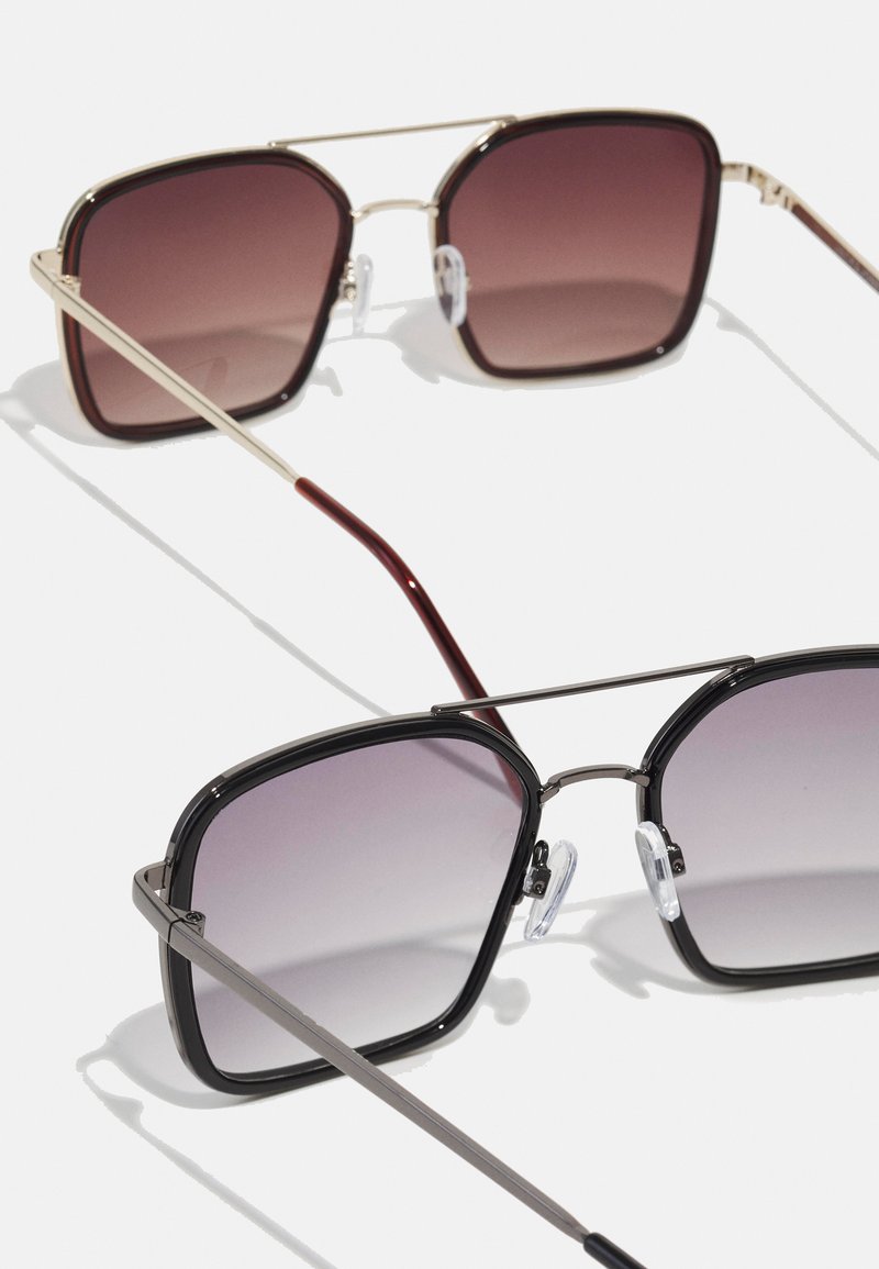 Jack & Jones JACMATTY SUNGLASSES 2 PACK - Sonnenbrille - black 