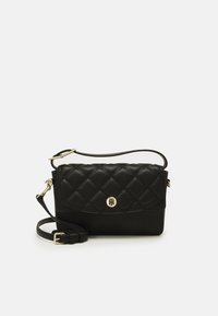HONEY FLAP CROSSOVER QUILT - Handbag - black