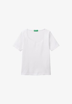 United Colors of Benetton, SLIM FIT - T-Shirt basic - white