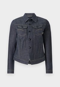 PITCHED HEM SLIM JACKET - Chaqueta vaquera - raw denim