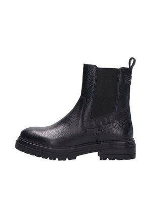 BODINE - Enkellaarsjes met plateauzool - black