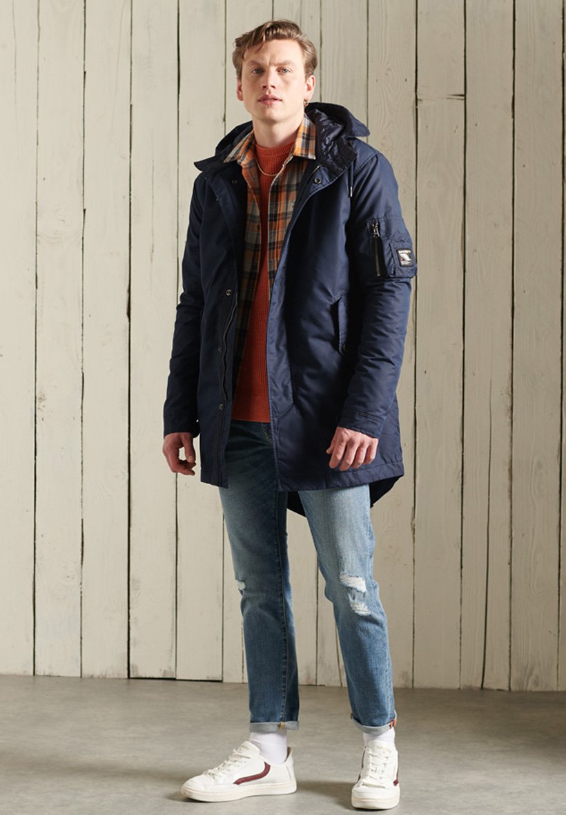Superdry SERVICE - Parka - squad navy 