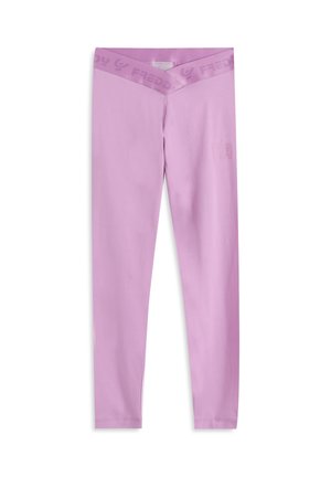 CON FASCIA LOGATA - Leggings - lilac