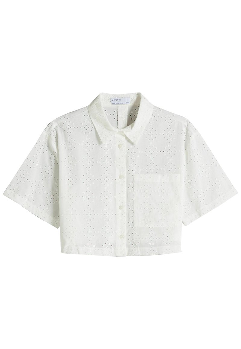 Bershka Overhemdblouse wit