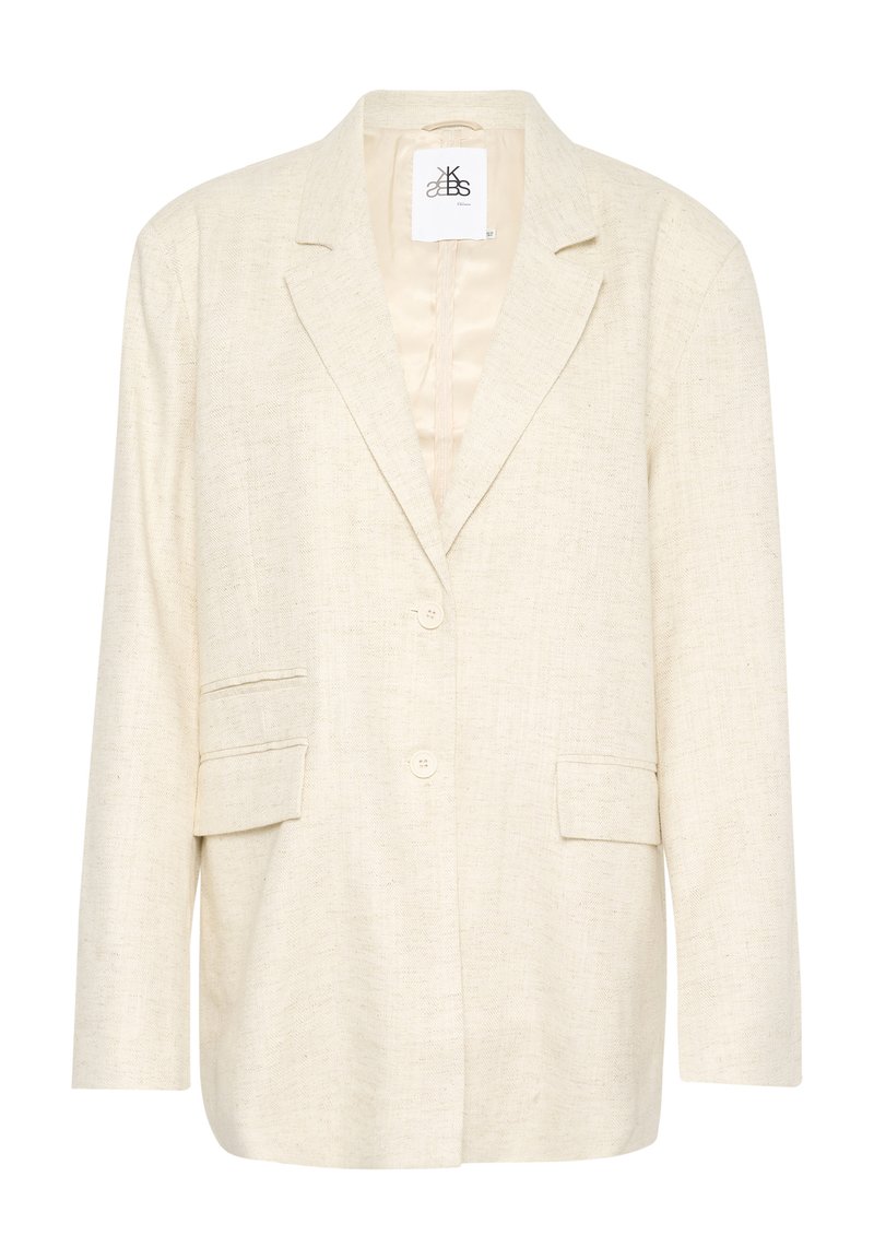 Karen by Simonsen Halflange jas beige Karen by Simonsen Halflange jas beige