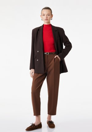 Koton BELTED CARROT - Chino - brown