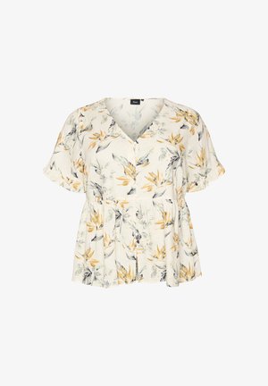 Zizzi, Bluse - weiß