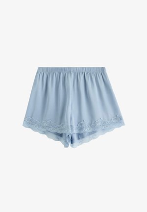 Lindex, LINDEX PYJAMA SHORTS IN SATIN LINDEX - Nattøj bukser - light dusty blue
