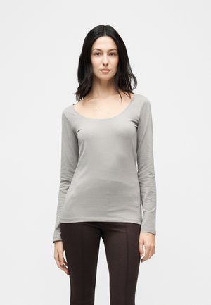 2 PACK - Μπλούζα με μακριά μανίκια - gray/coffee bean