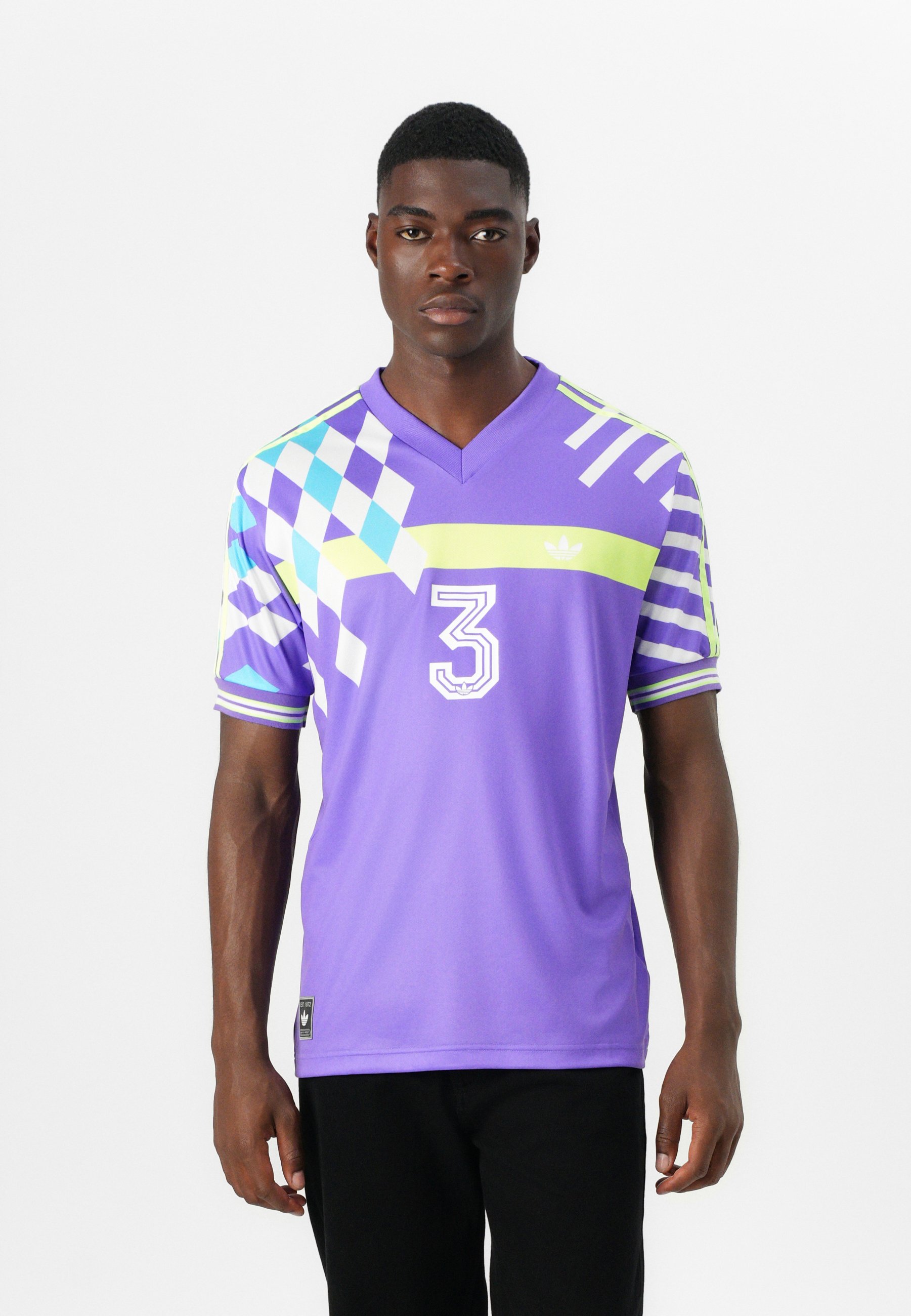 adidas Originals WAVE UNISEX - Print T-shirt - purple rush/purple