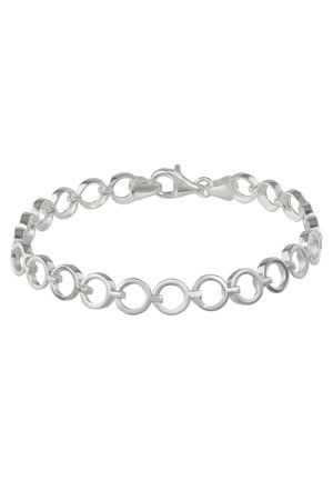 CIRCLE MATT UND POLIERT - Armband - silberfarben