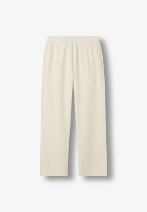 Burocs, PLISSEE - Pantalon classique - off white
