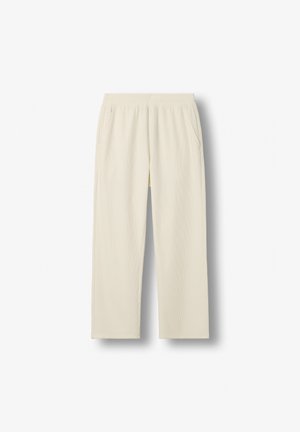 Burocs, PLISSEE - Pantalon classique - off white