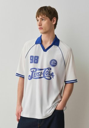 Next, REGULAR FIT - FOOTBALL POLO SHIRT . - Poloshirt - white pepsi