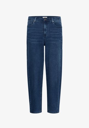 Kaffe, KAANDREA BARREL - Jeans a sigaretta - medium blue washed denim