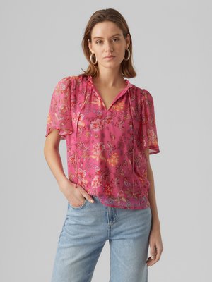 Vero Moda VMSILO - Blouse - pink yarrow/silo