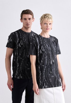UNISEX - Print T-shirt - black