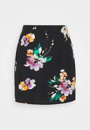 Vero Moda Tall VMSHILAH NAJA  - Mini krilo - black/penny