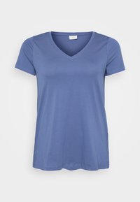 CARBONNIE LIFE A SHAPE TEE  - Osnovna majica kratkih rukava - vintage indigo