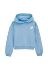 Pulover s kapuco - light blue