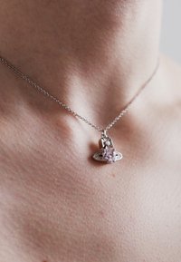 Vivienne Westwood ARIELLA PENDANT - Halskæder - platinum coloured/rose opal vintage