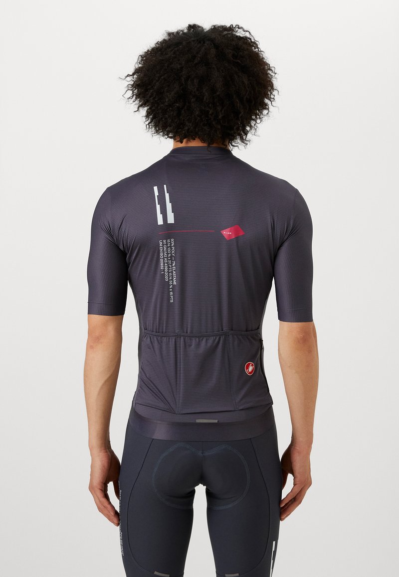Maillot Cycliste Castelli LOOK LA POSTE - Bleu, Taille XL, Homme, Manches Courtes