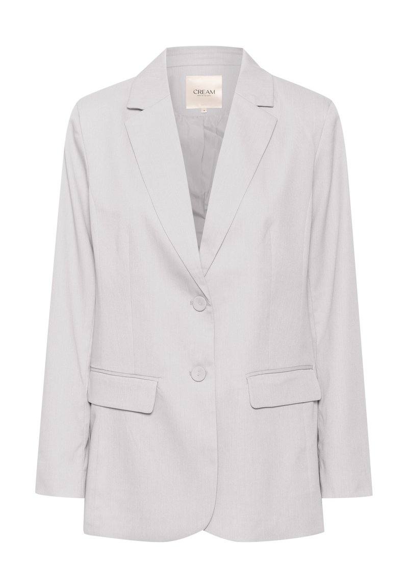 Cream Halflange jas lichtgrijs gemêleerd