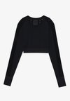 SEAMLESS LONG SLEEVE TOP - Långärmad tröja - black