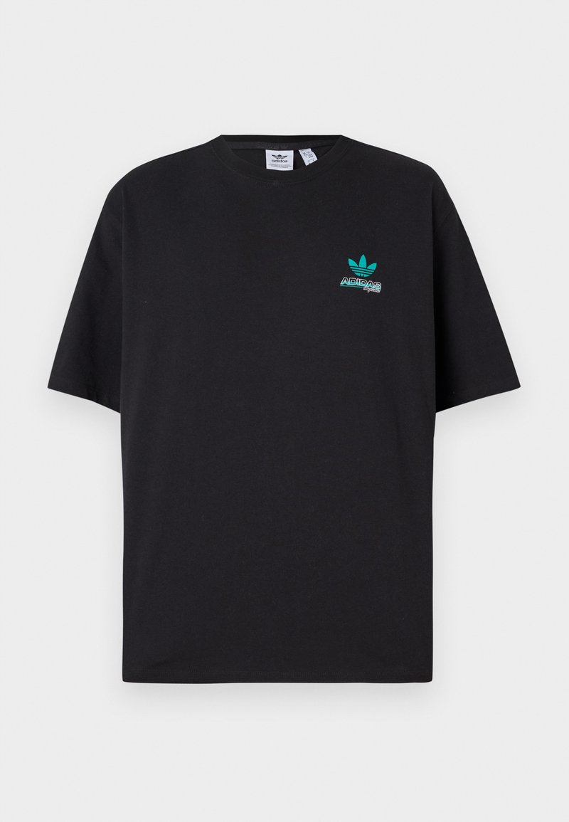 adidas Originals T-shirt print zwart adidas Originals T-shirt print zwart