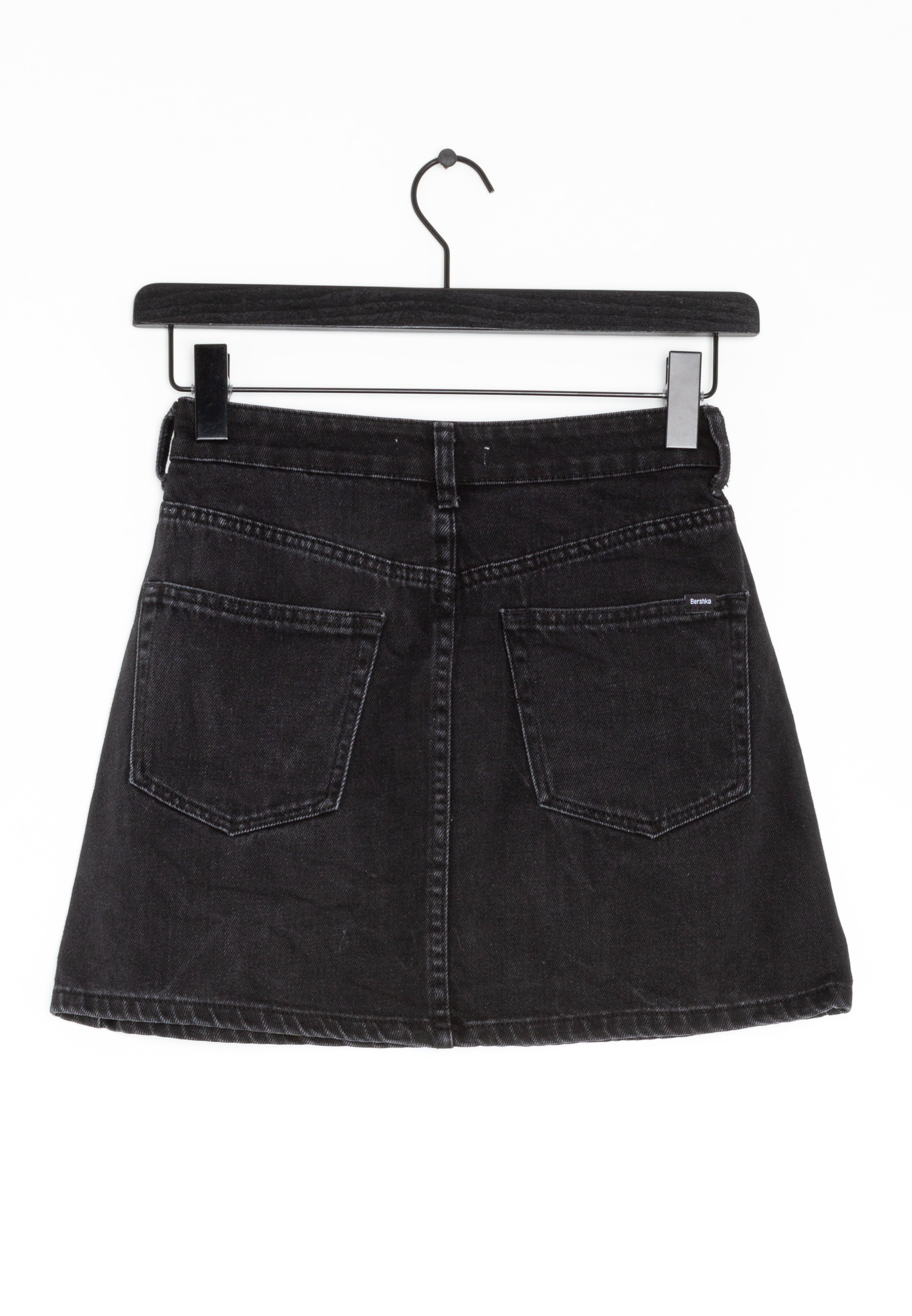 Bershka Gonna di jeans - black/nero - Zalando.it